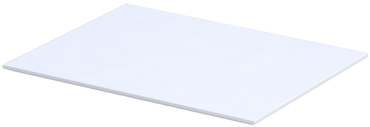 Oristo Uni plan de travail 59.6x45.9 cm blanc OR00-BU-60-2