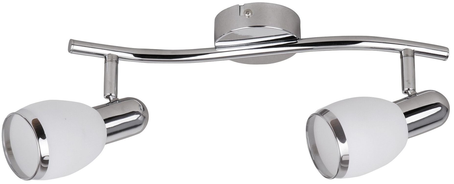 Rabalux Elite plafonnier 2x40 W blanc-chrome 6061