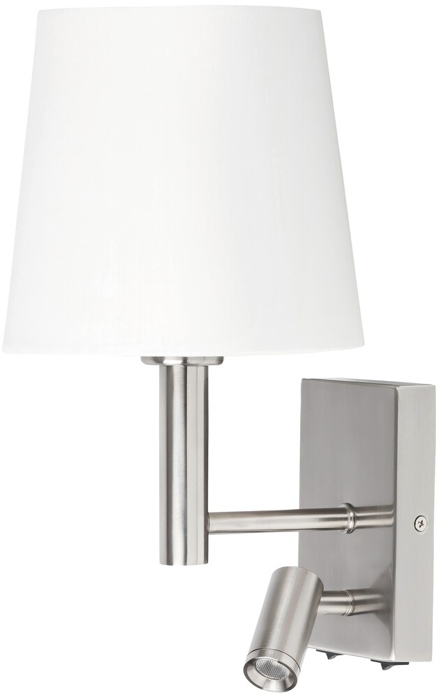 Rabalux Harvey applique murale 2x W blanc-chrome-satin 6539