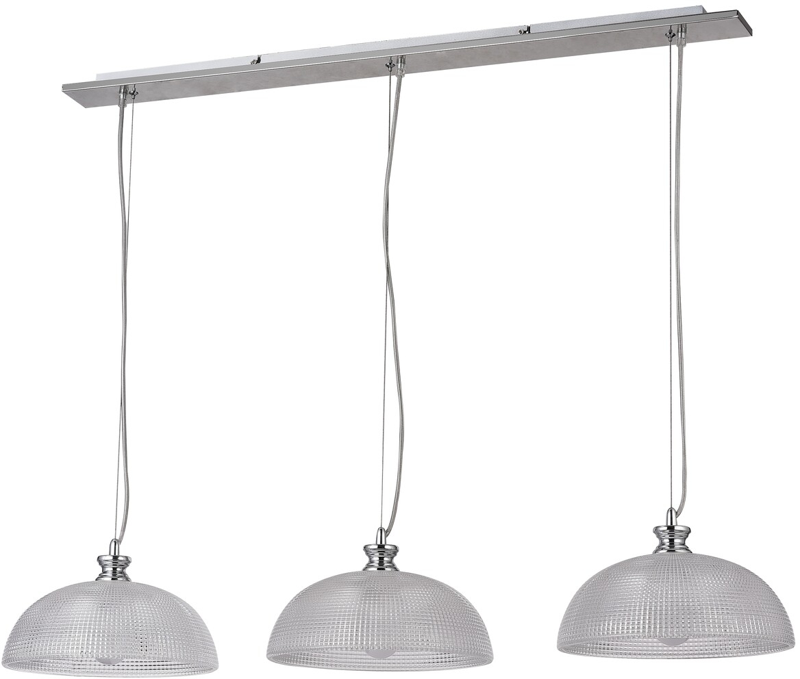 Rabalux Petrina lampe suspendue 3x40 W chrome-transparent-satin 5460