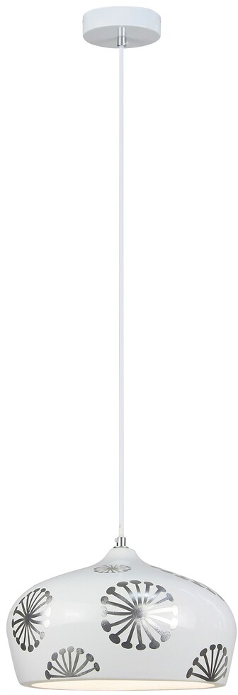 Rabalux Ginger lampe suspendue 1x40 W blanc-argenté 6049