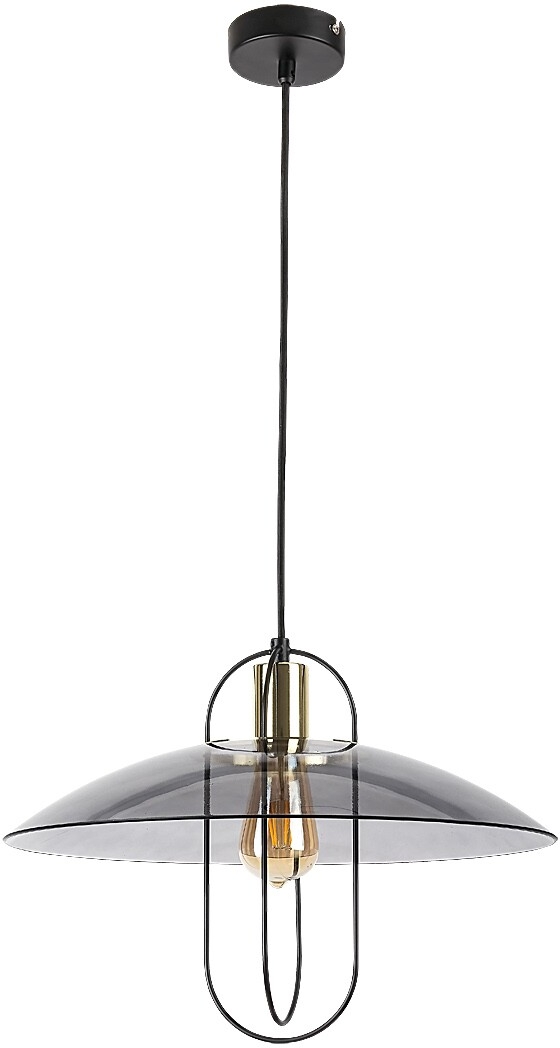 Rabalux Vida lampe suspendue 1x8 W noir-fumé 5000