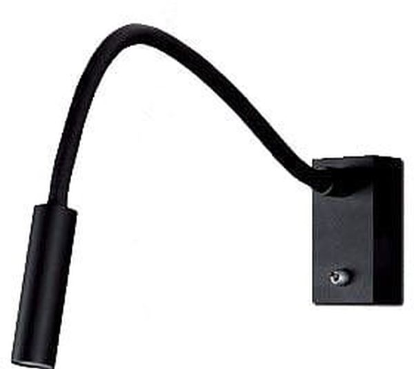 MaxLight Rider Black applique murale 1x3 W noir W0046