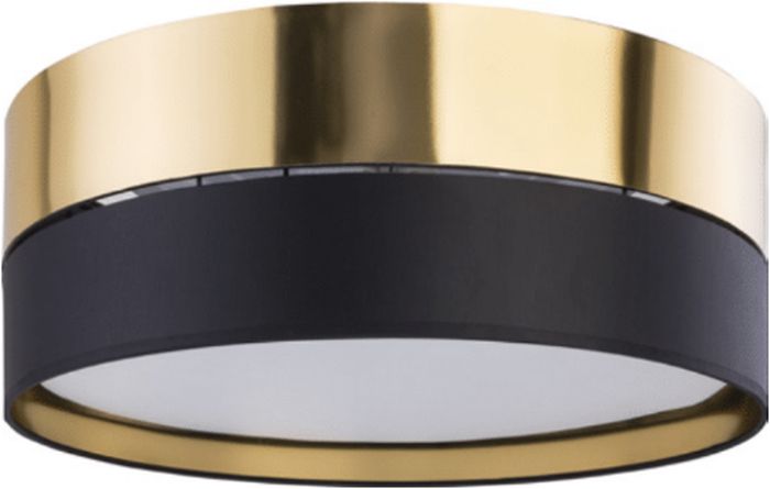 TK Lighting Hilton plafonnier 3x15 W noir-doré 4180