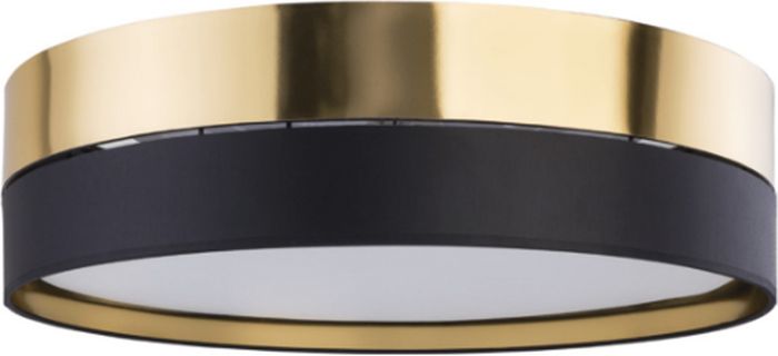 TK Lighting Hilton plafonnier 4x15 W noir-doré 4345