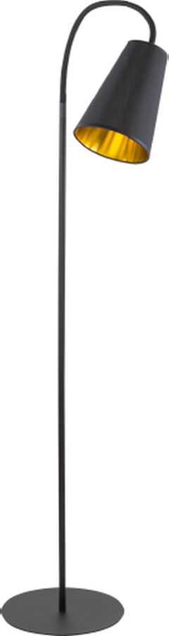 TK Lighting Wire lampadaire 1x15 W noir-doré 1099