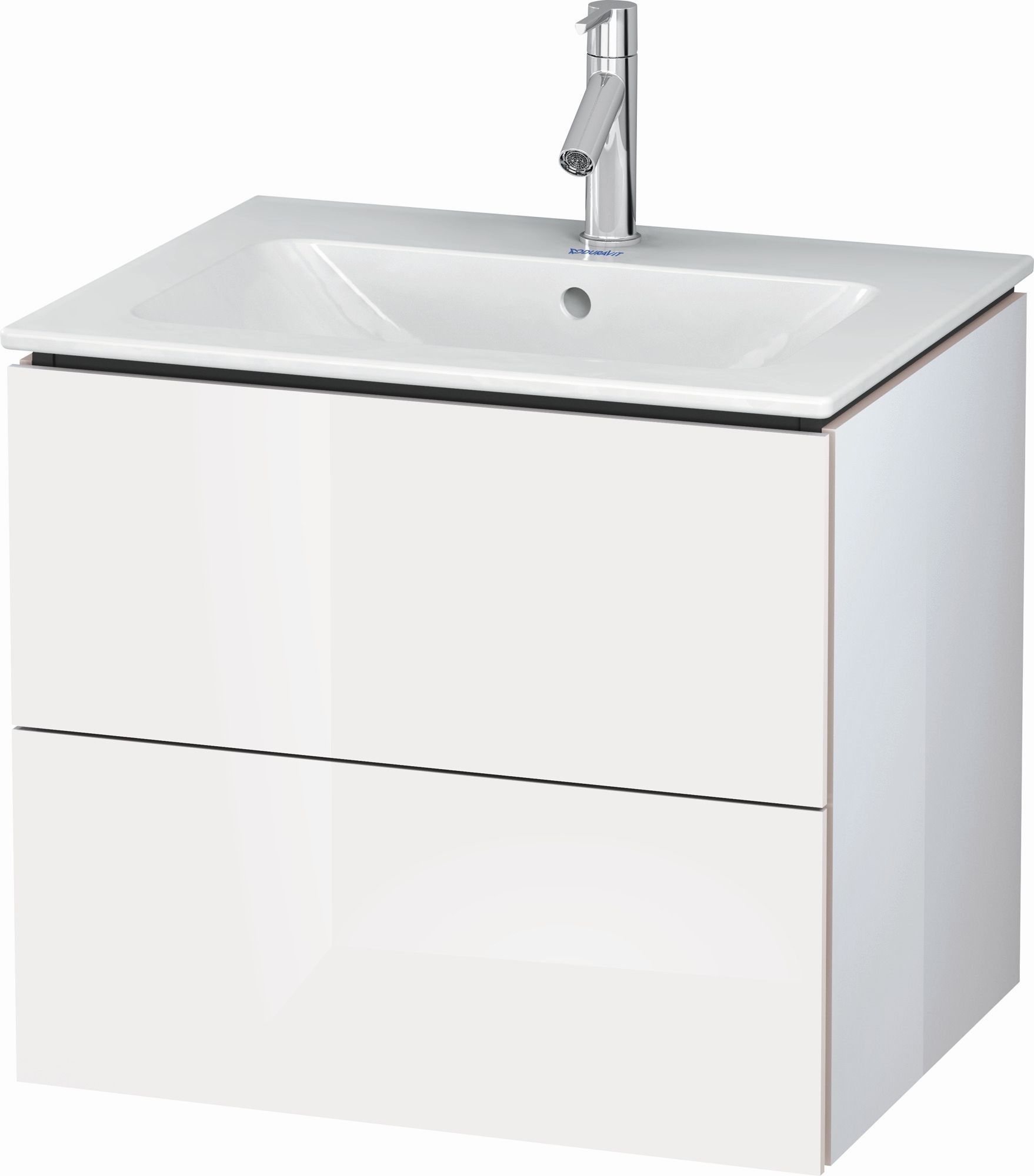 Duravit L-Cube armoire 62x48.1x55 cm sous-lavabo suspendu blanc LC624002222