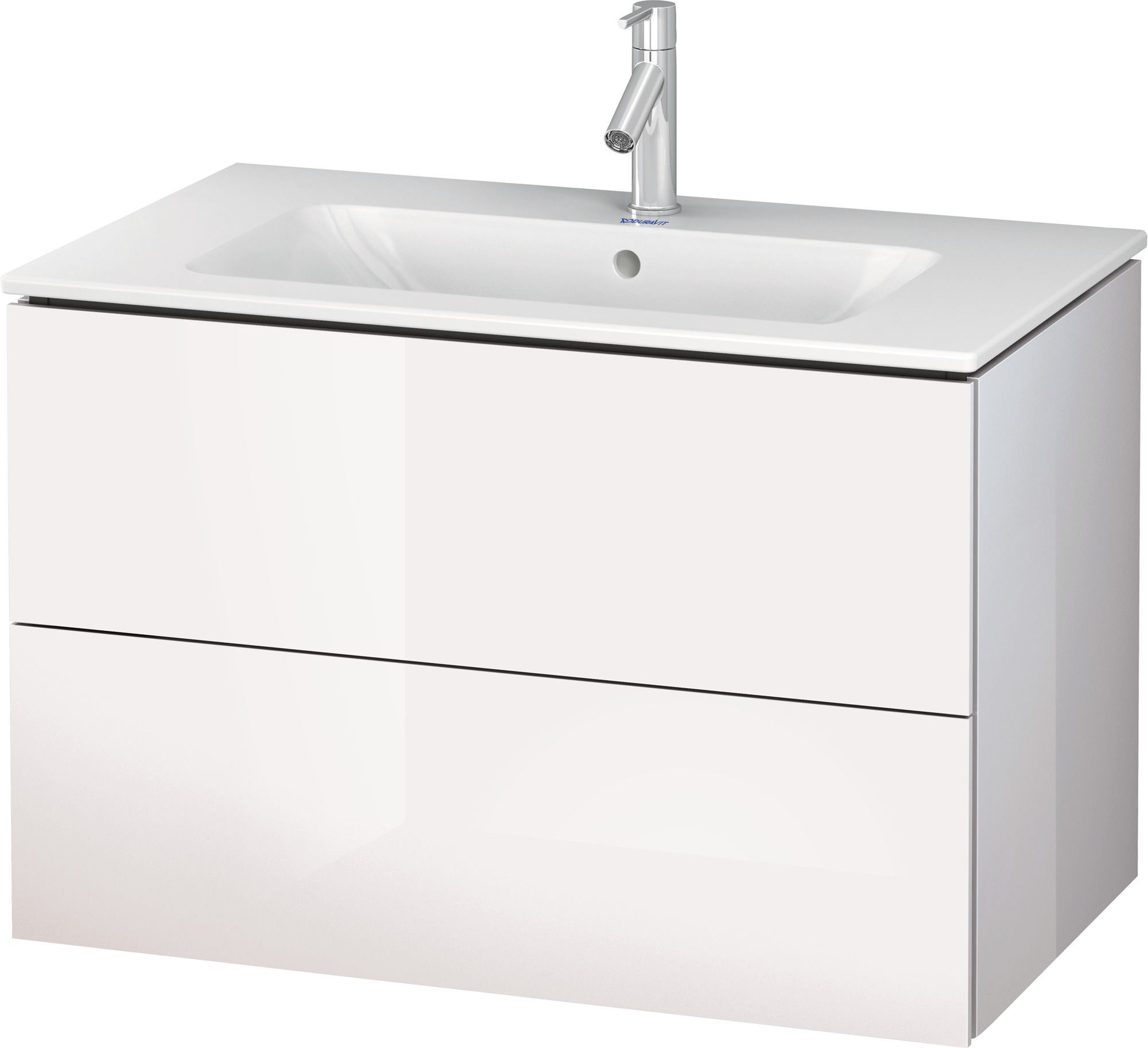 Duravit L-Cube armoire 82x48.1x55 cm sous-lavabo suspendu blanc LC624102222