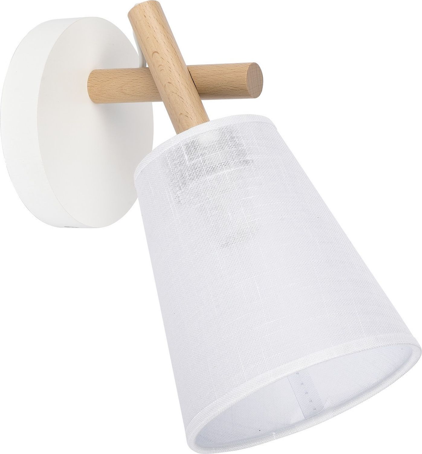TK Lighting Vaio applique murale 1x15 W blanc-bois 818