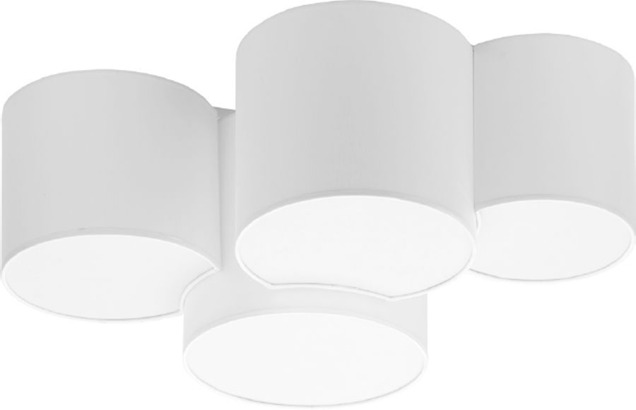 TK Lighting Mona plafonnier 4x15 W blanc 3442