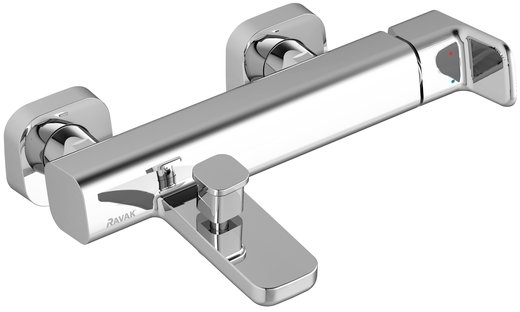 Ravak 10° mitigeur bain-douche murale chrome X070131