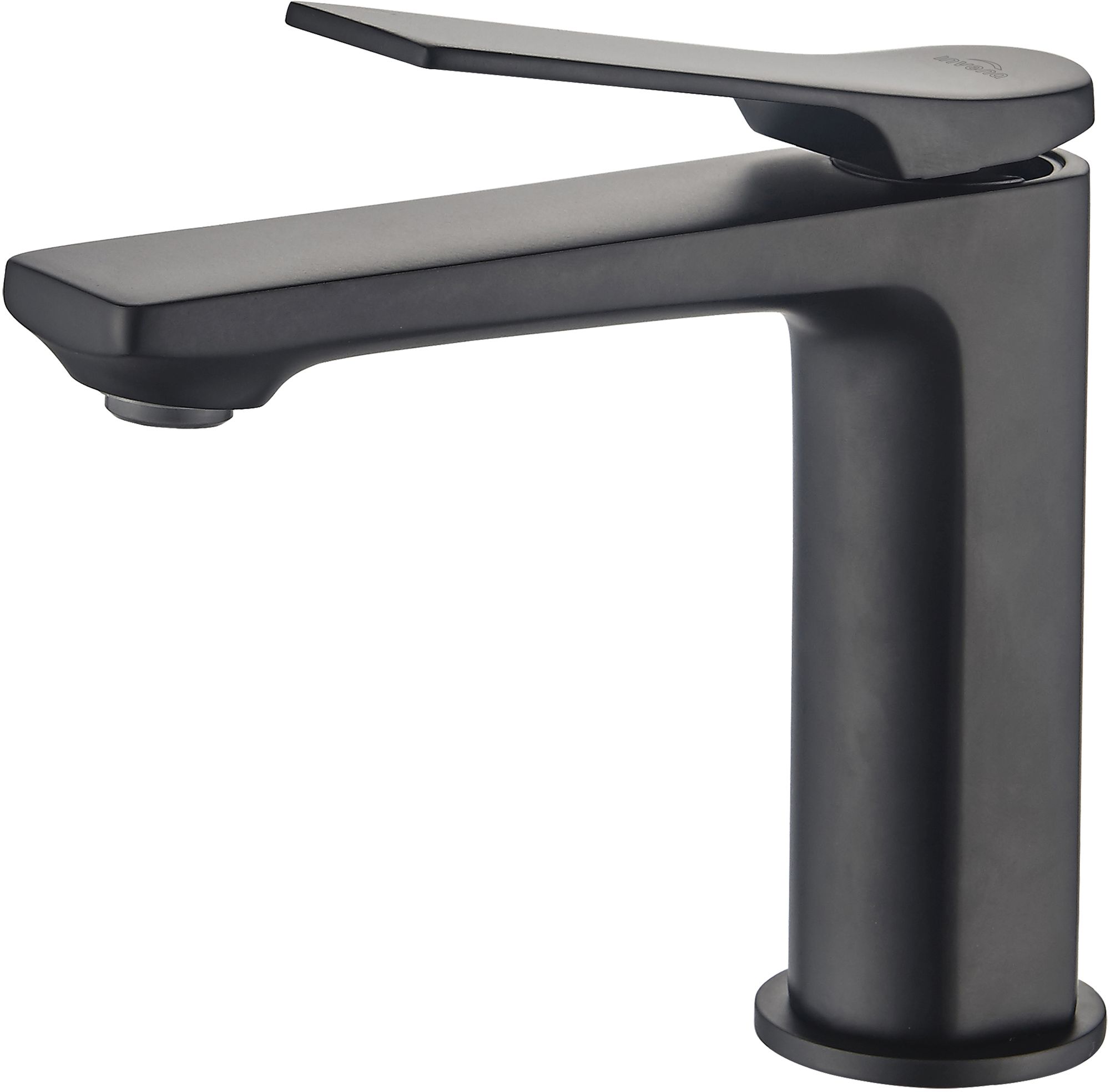 Invena Neri mitigeur de lavabo sur pied noir BU-01-004
