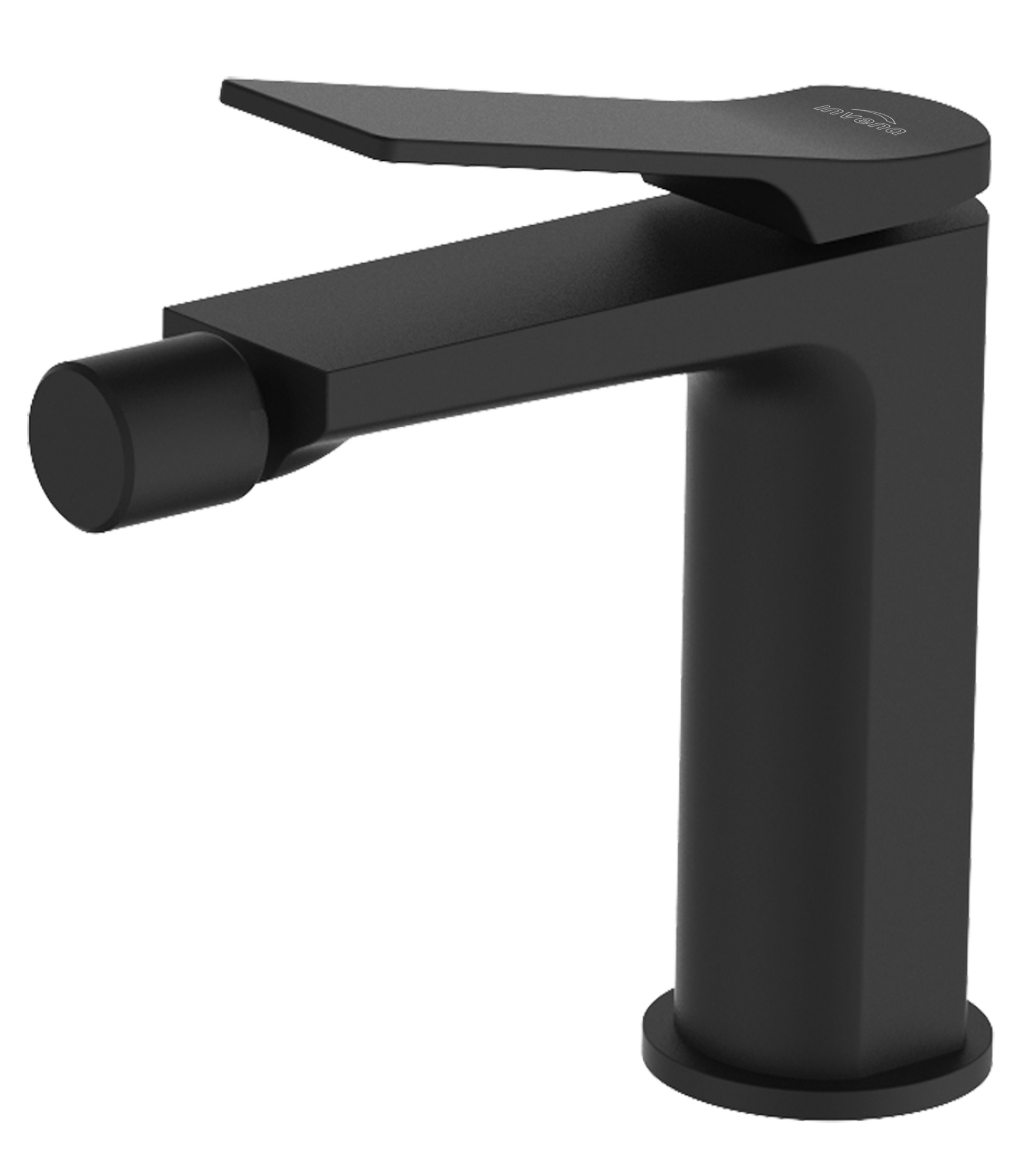Invena Neri mitigeur de bidet sur pied noir BB-01-004