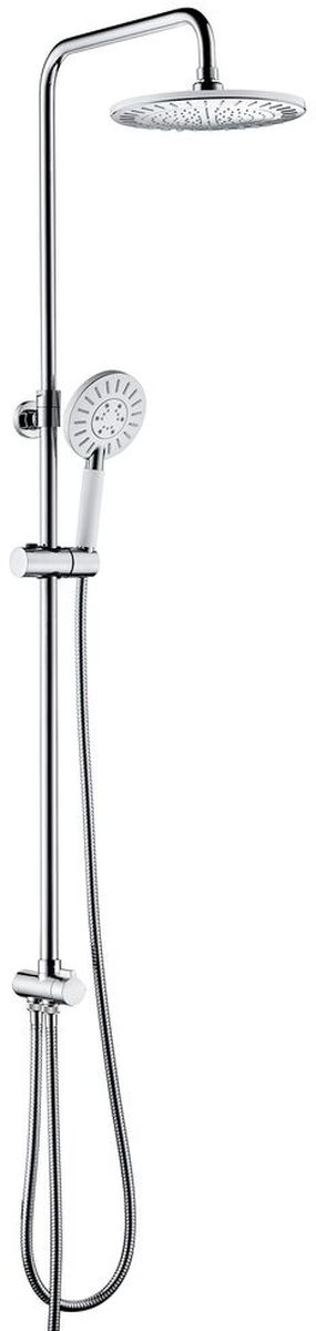 Tiger Splash Akcent Rainfall ensemble de douche mural chrome-blanc 1715040146