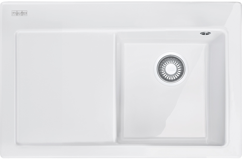 Franke Mythos évier en céramique 78x51 cm blanc 124.0540.949
