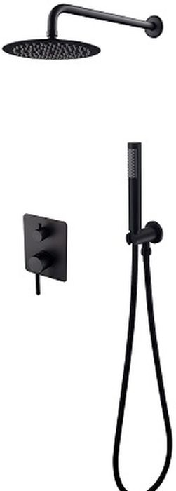 Besco Decco ensemble de douche encastré noir BP-DIII-CZ