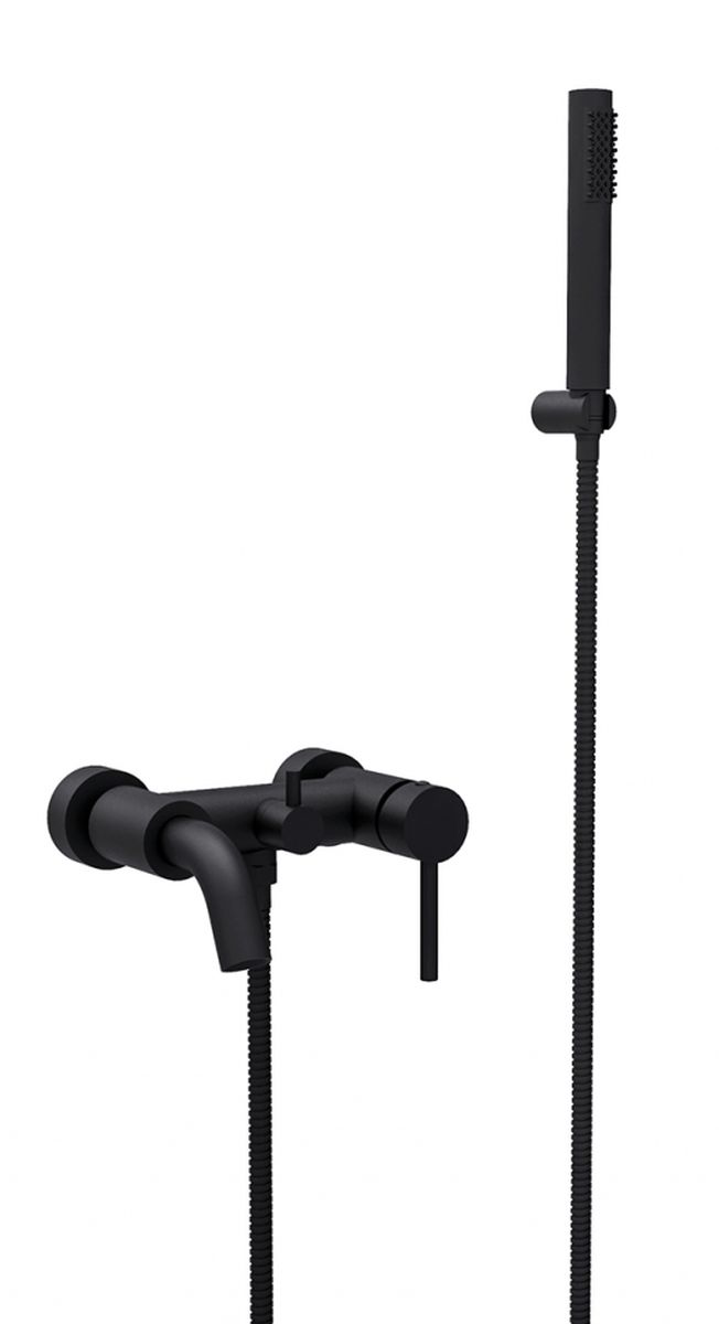 Besco Illusion mitigeur bain-douche murale noir BW-IS-CZ