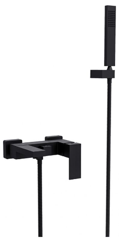 Besco Varium kit baignoire-douche mural noir BW-MVS-CZ