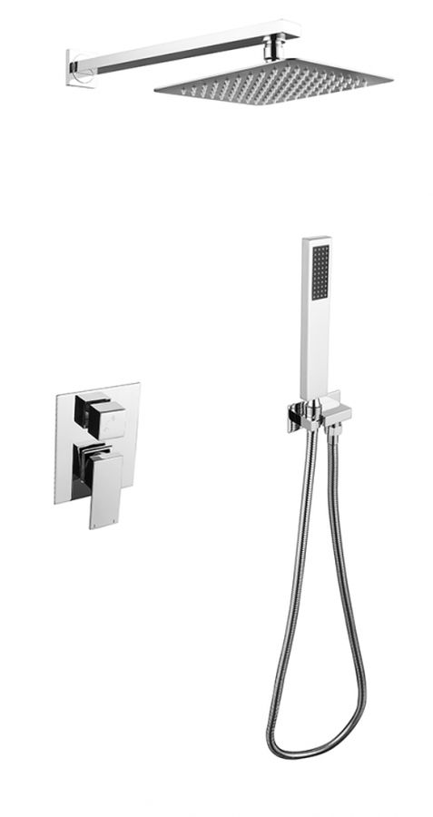 Besco Varium ensemble de douche encastré chrome BP-MVII-CH