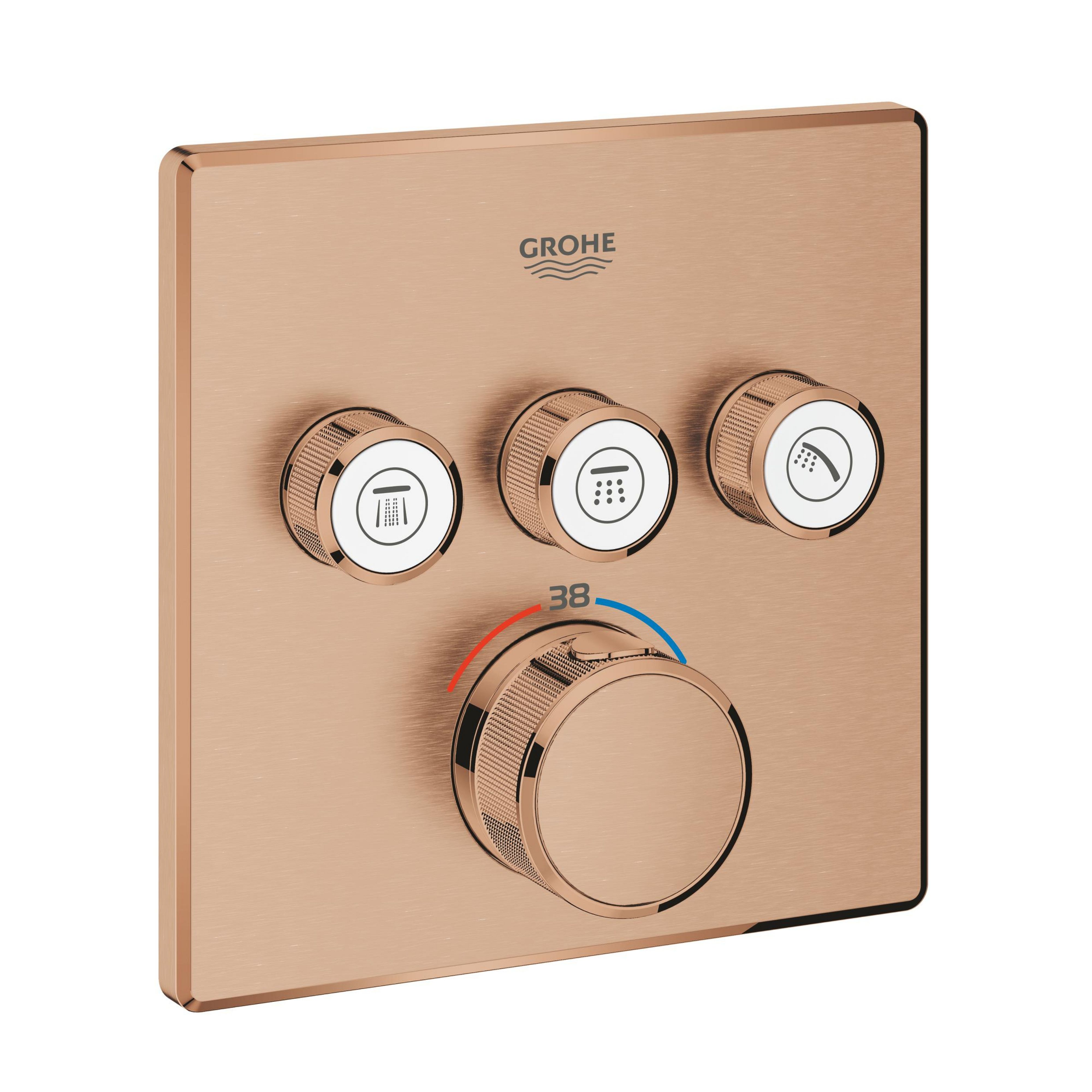 Grohe Grohtherm SmartControl mitigeur bain-douche encastrée oui Brushed Warm Sunset 29126DL0