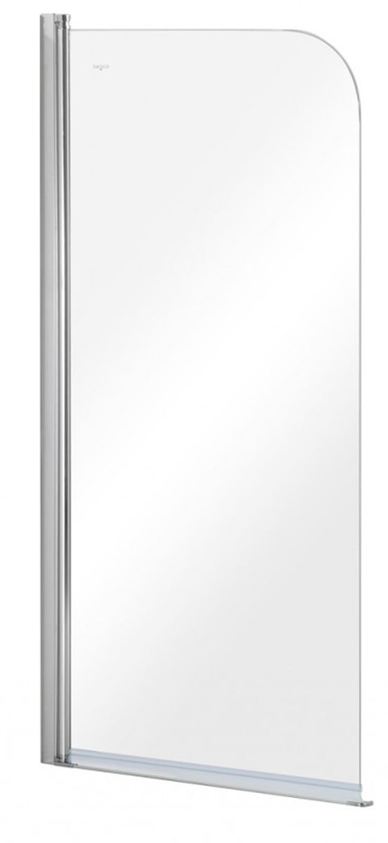 Besco Prime paroi de baignoire 70 cm monobloc chrome brillant/verre transparent PNP-1S