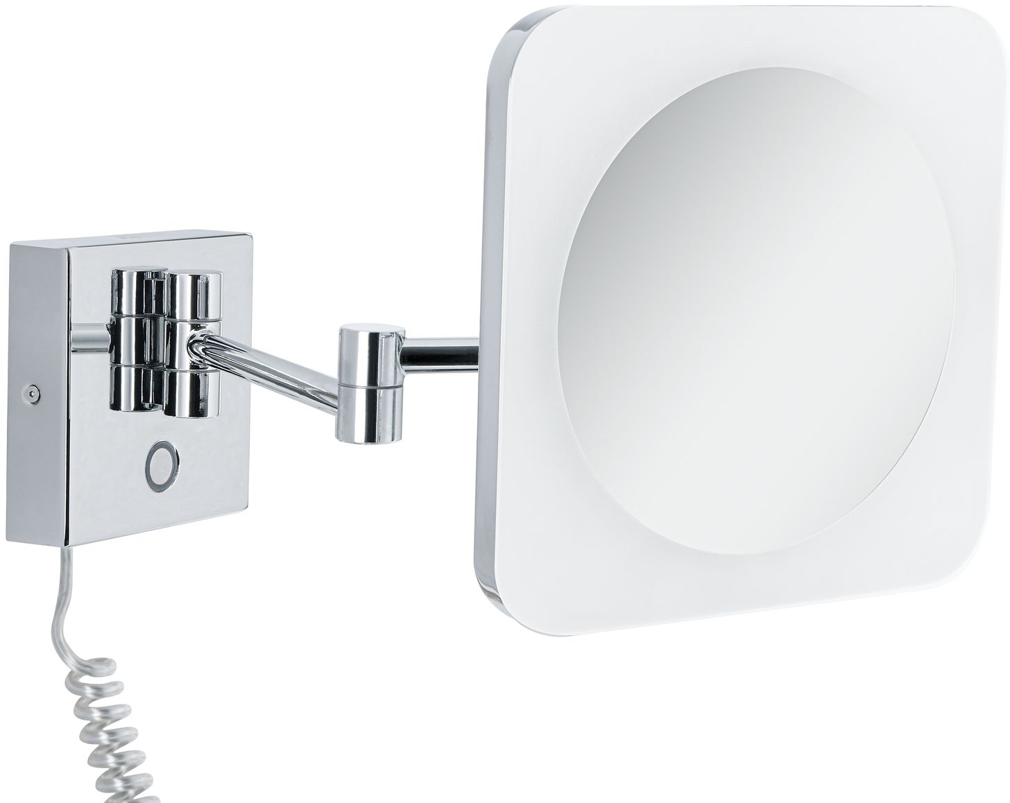 Paulmann HomeSpa miroir cosmétique 19x20.5 cm rectangulaire avec éclairage chrome 78933