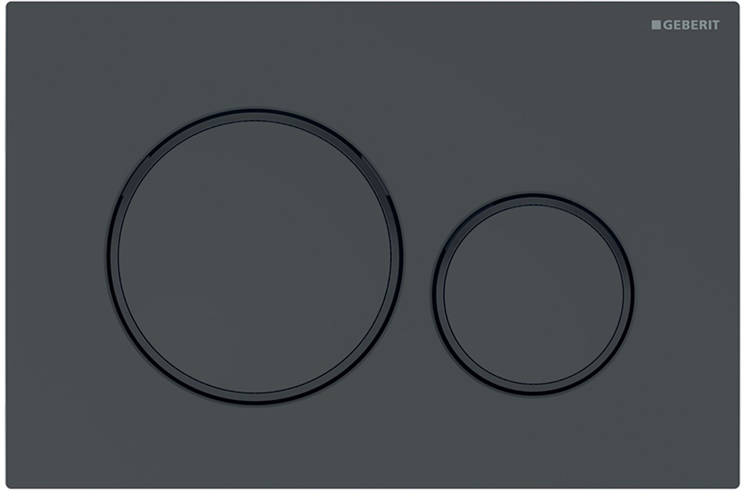 Geberit Sigma bouton de chasse d'eau pour WC noir 115.882.DW.1