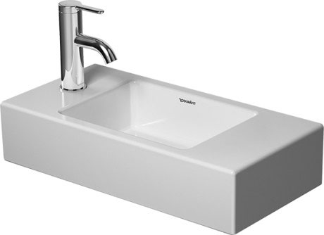 Duravit Vero Air lavabo 50x25 cm rectangulaire de meuble blanc 07245000091