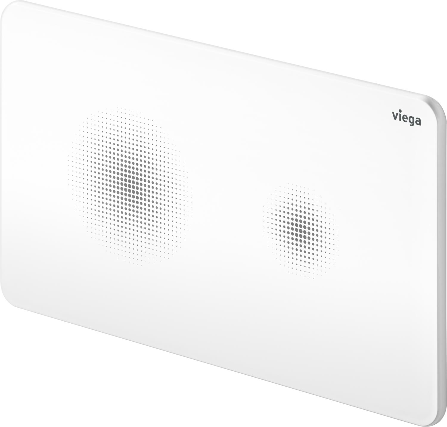 Viega Visign bouton de chasse d'eau pour WC blanc 774356