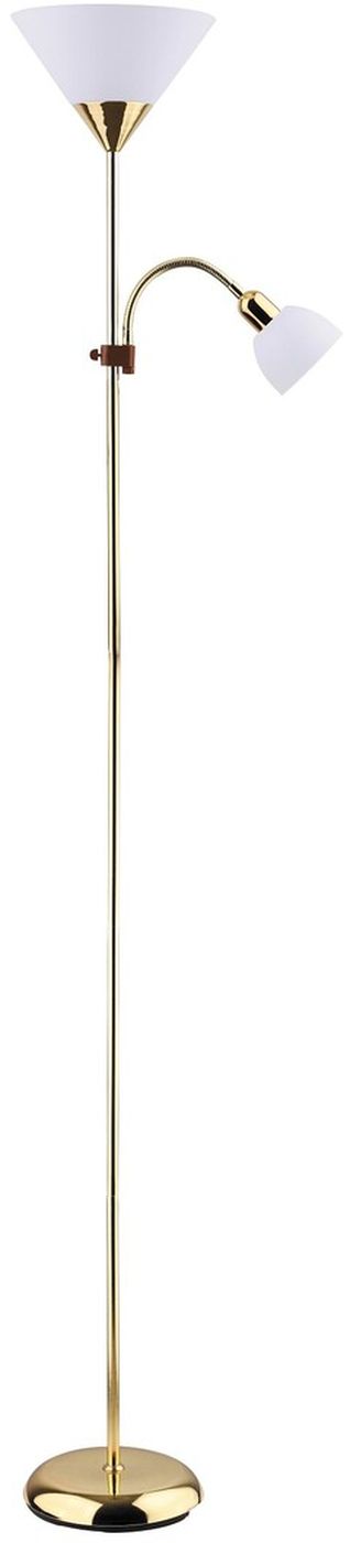 Rabalux Action lampadaire 2x100 W blanc-doré 4060