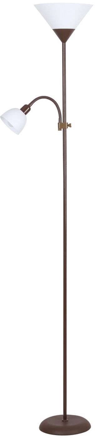 Rabalux Action lampadaire 2x100 W blanc-marron 4188