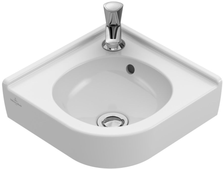 Villeroy & Boch O.Novo lavabo 32x32 cm d'angle classique blanc brillant 731033R1