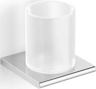 Stella Milano gobelet pour brosse à dents blanc-chrome 12.411