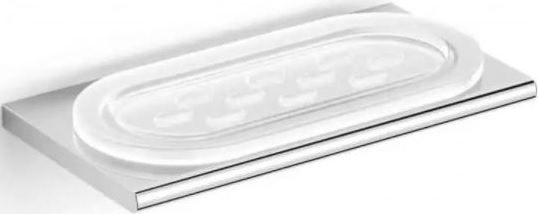 Stella Milano porte-savon mural chrome-blanc 12.421