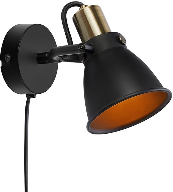 Markslöjd Alton applique murale 1x40 W noir 107856