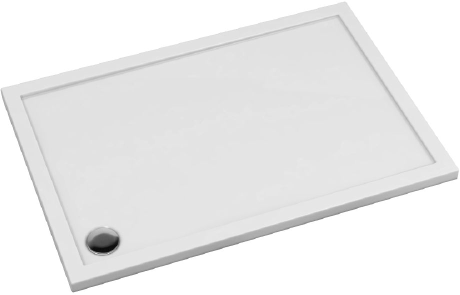 Schedpol Corrina New receveur de douche rectangulaire 140x75 cm blanc 3.4380