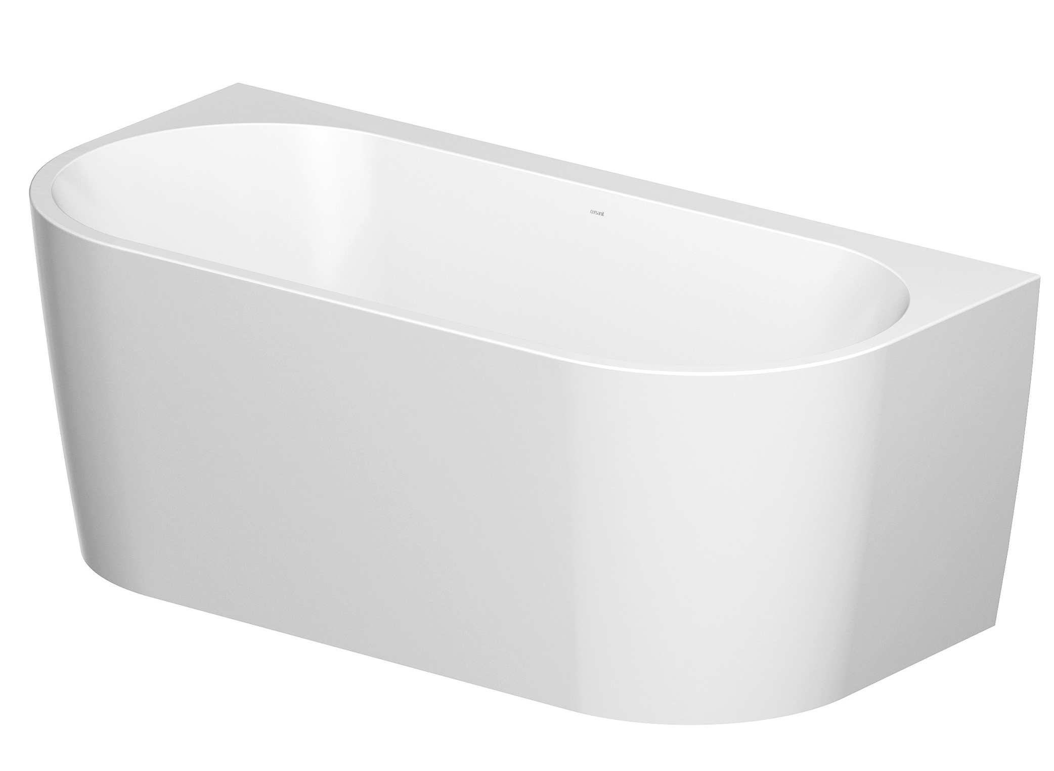 Cersanit Crea baignoire autoportante 170x82 cm ovale blanc S301-301