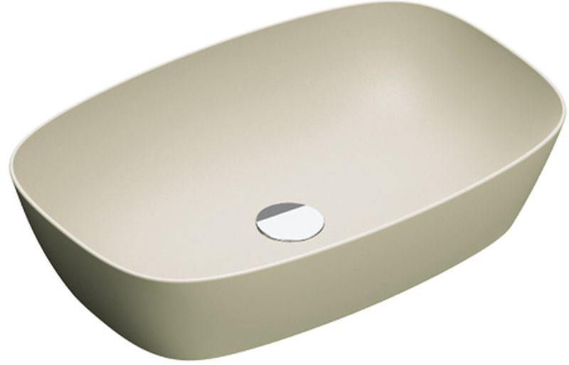 Catalano Green lavabo 60x40 cm ovale à poser gris/pierre 160APGRLXGS