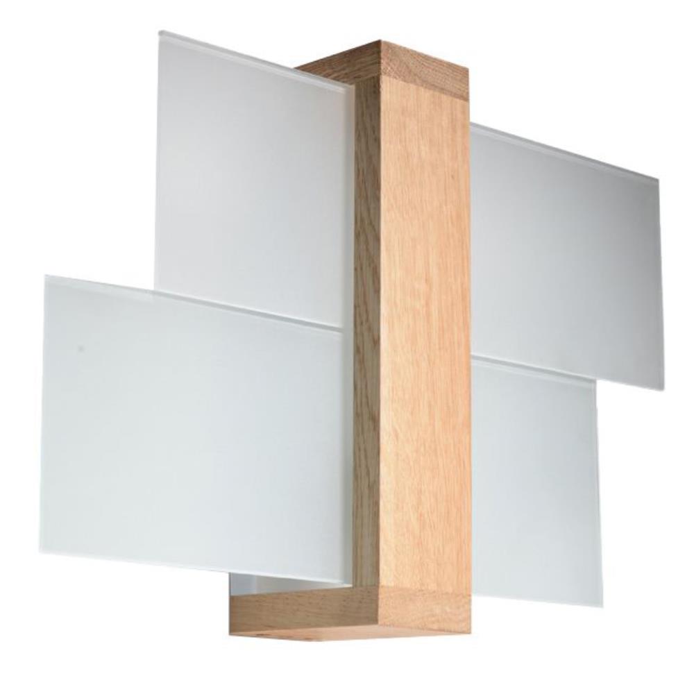 Sollux Lighting Feniks applique murale 1x60 W blanc-bois SL.0077