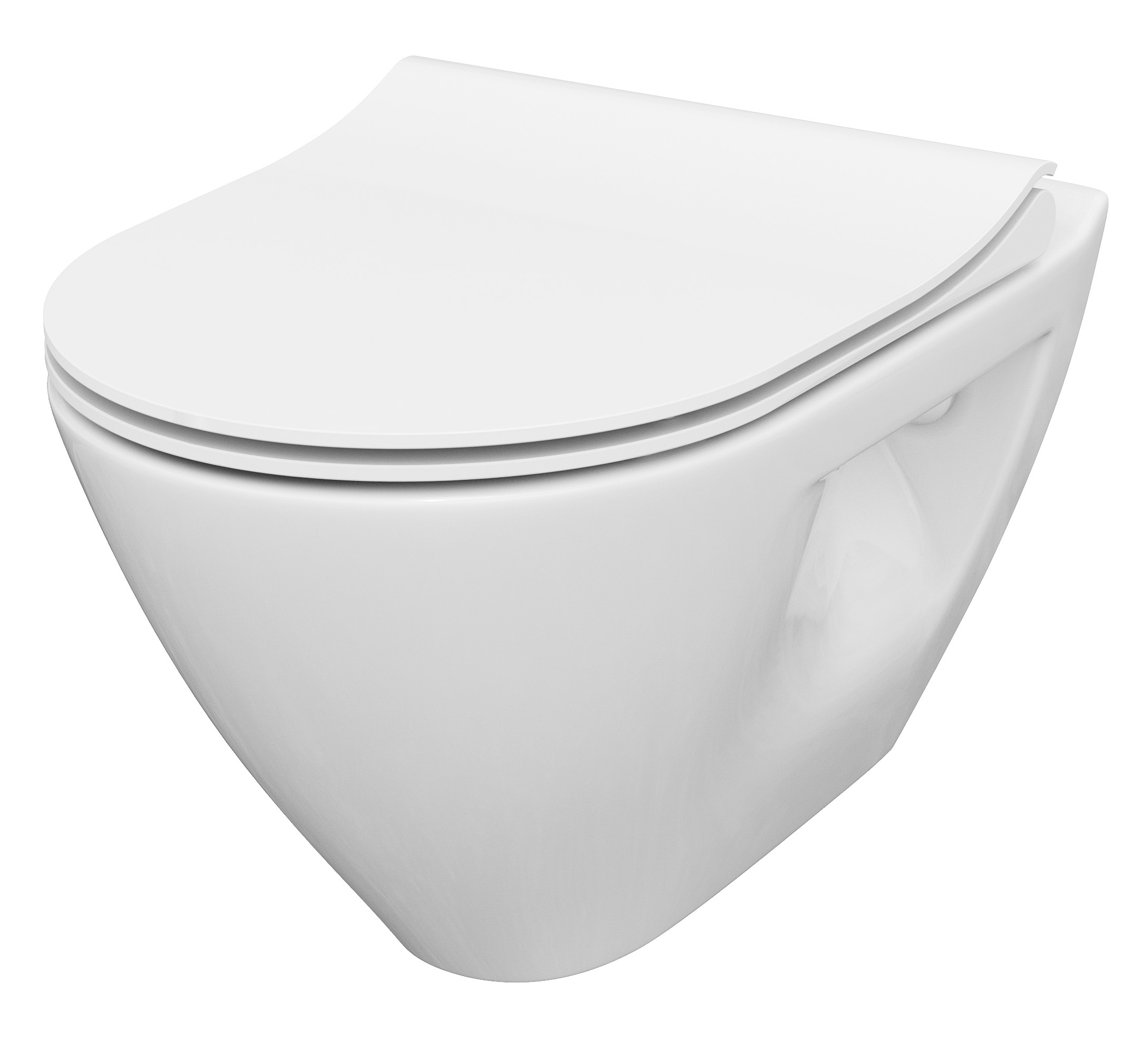 Cersanit Mille Plus cuvette wc avec abattant à descente lente suspendue oui blanc S701-454
