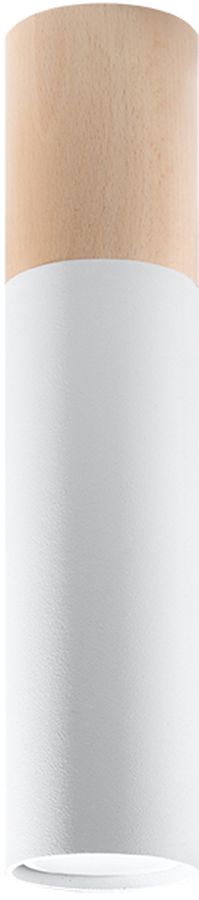 Sollux Lighting Pablo plafonnier 1x40 W blanc-bois SL.0631