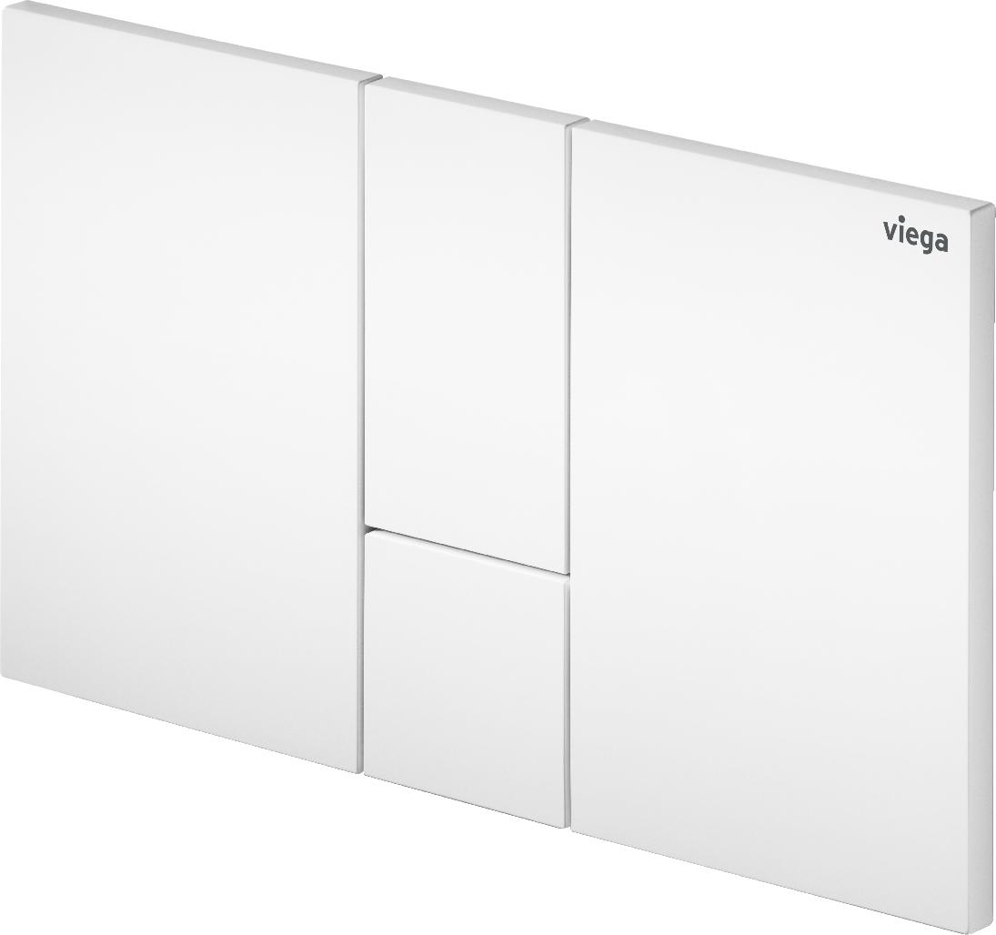 Viega Visign bouton de chasse d'eau pour WC blanc 773281