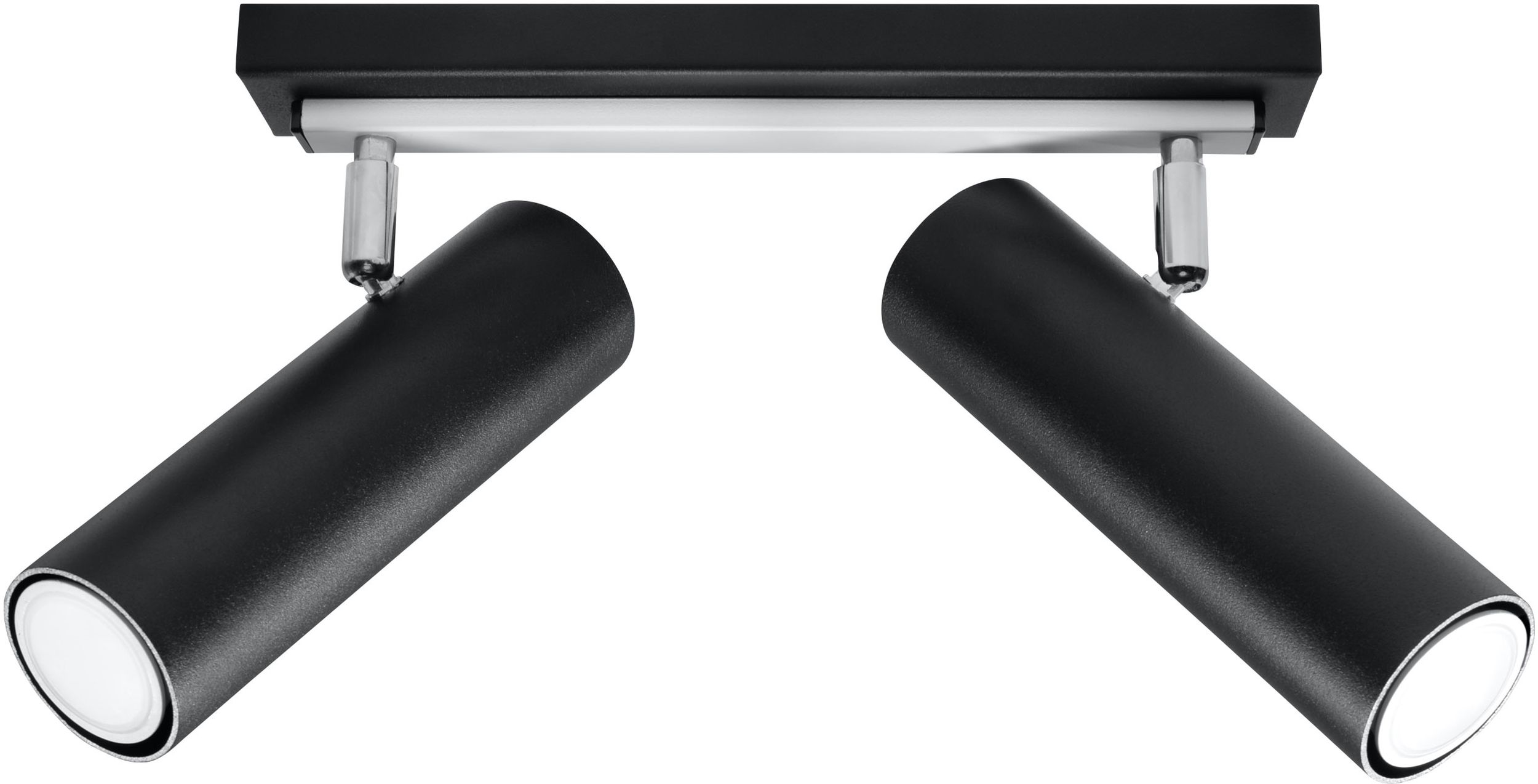Sollux Lighting Direzione plafonnier 2x6 W noir SL.0500