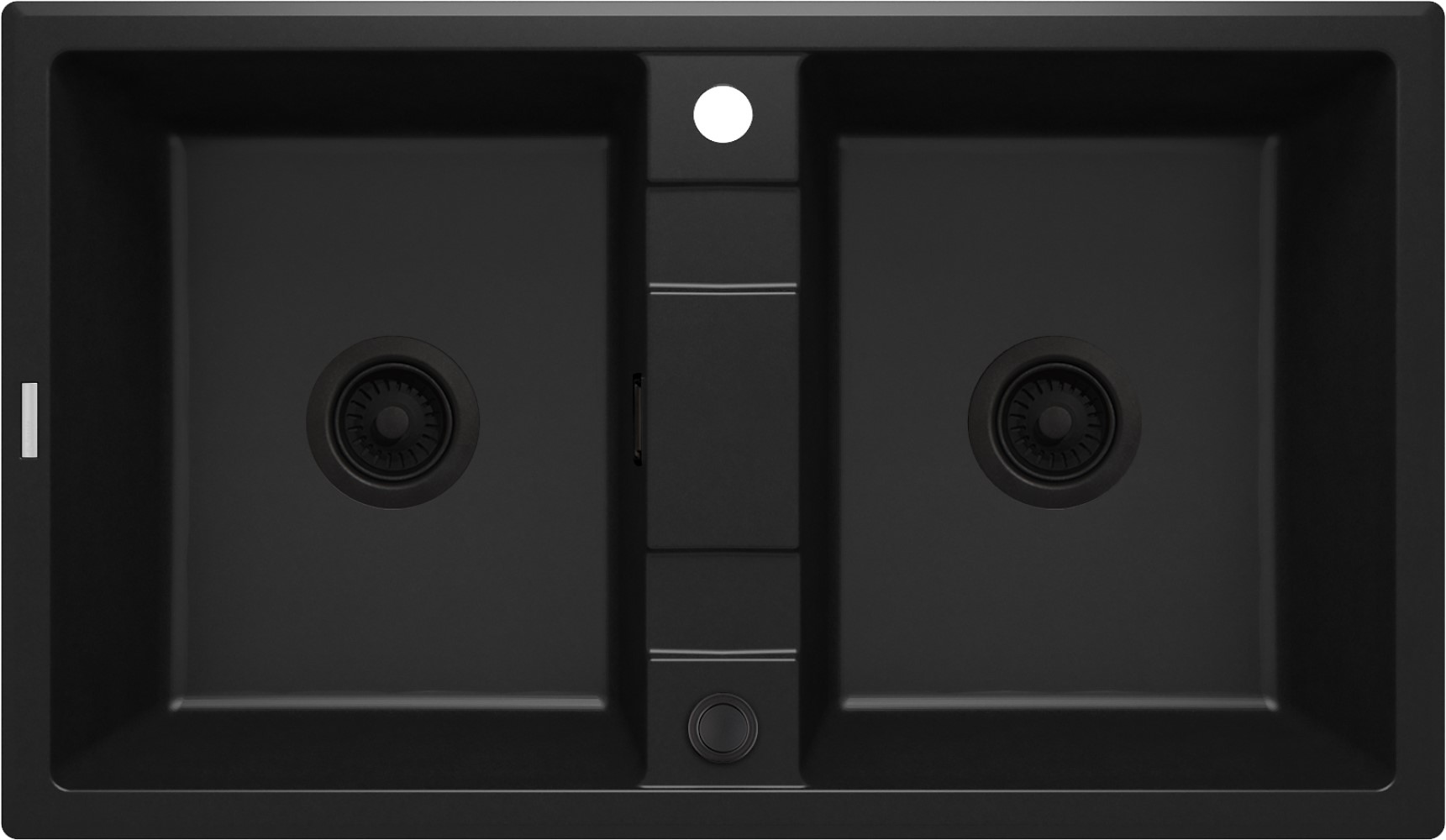 Deante Eridan évier en granit 86x50 cm noir ZQE_N203