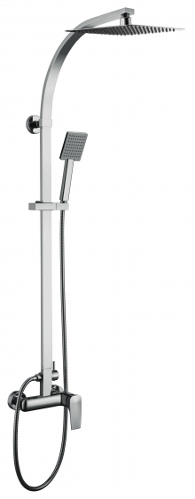 Blue Water Monaco ensemble de douche mural oui chrome MON-ZKPN.400C