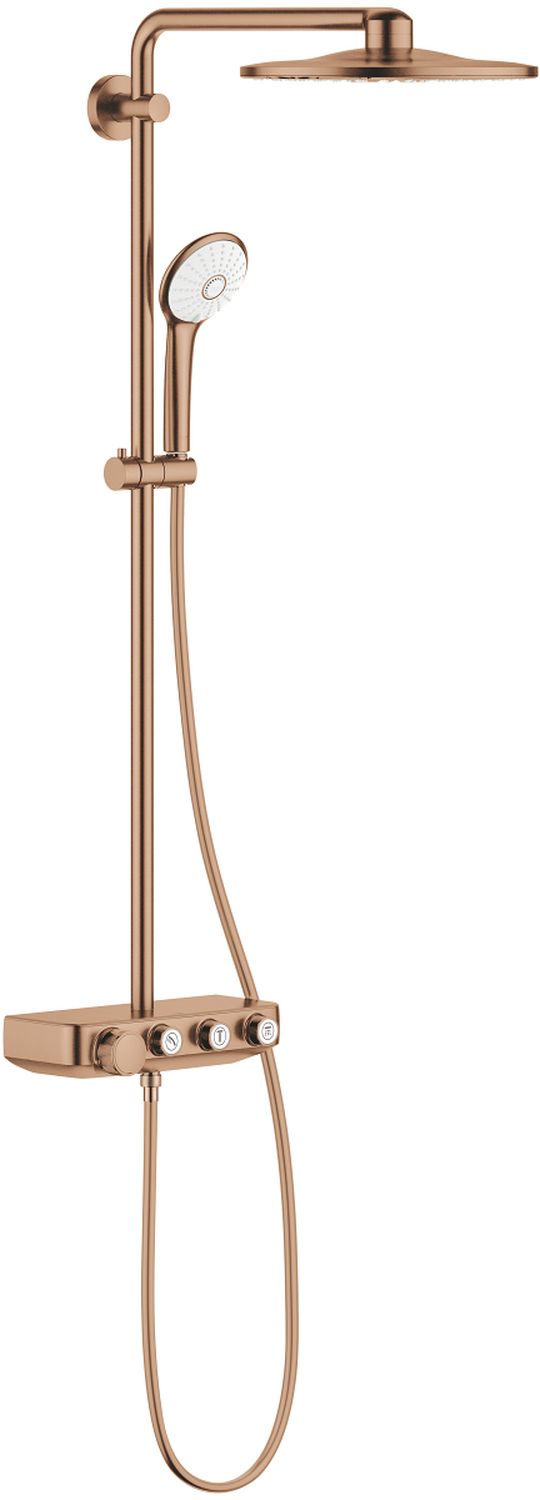 Grohe Euphoria ensemble de douche mural avec thermostat oui Brushed Warm Sunset 26507DL0