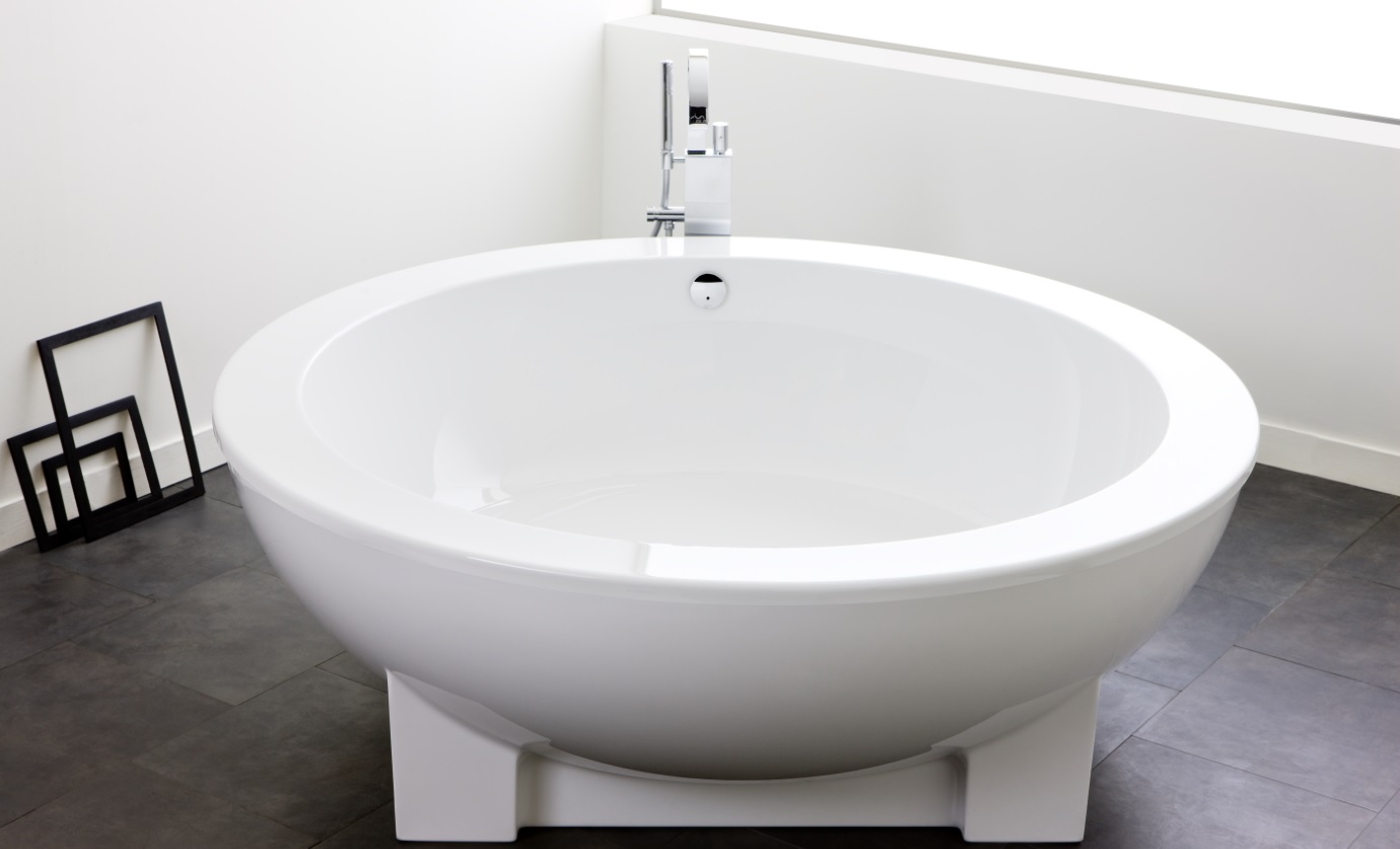 Hoesch Dreamscape baignoire autoportante 180x180 cm circulaire blanc 6130.010010