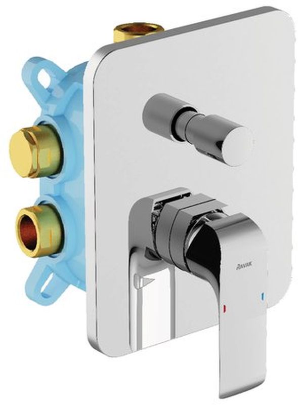 Ravak Flat mitigeur bain-douche encastrée chrome X070123