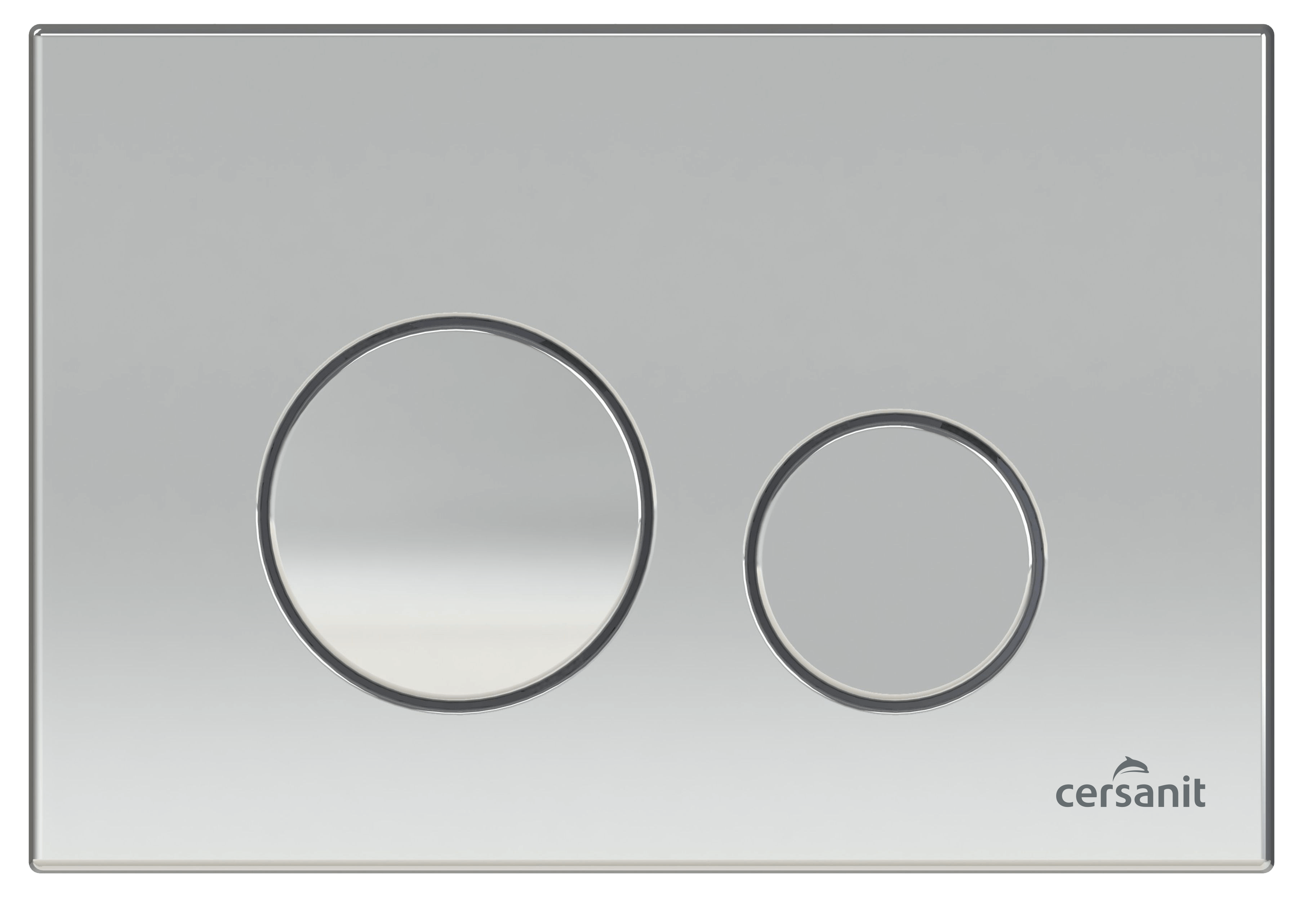 Cersanit Galaxy bouton de chasse d'eau pour WC chrome brillant K97-344