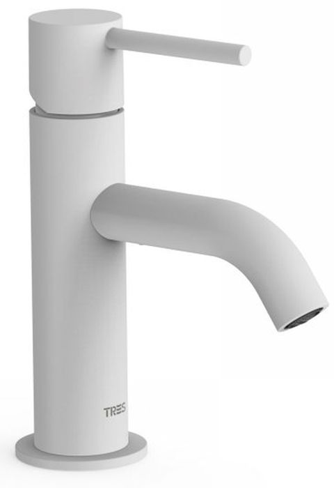 Tres Study Exclusive mitigeur de lavabo sur pied blanc 26290301BM